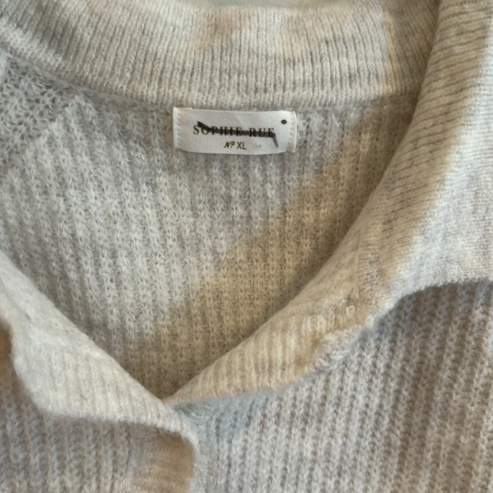 Sophie Rue Long Sleeve Polo Sweater xl‎